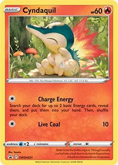 Cyndaquil swsh221 Sword&Shield Promos, Ophalen of Verzenden, Nieuw, Losse kaart, Foil