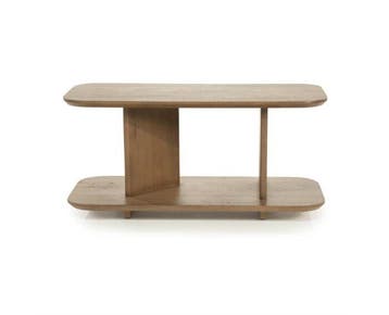 Bijzettafel Ty 90x40cm - bruin | Eleonora, Huis en Inrichting, Tafels | Bijzettafels, Ophalen of Verzenden, Nieuw