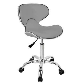 Cosmetische Kruk Gabbiano Q-4599 Grijs Zilver – Met, Ophalen of Verzenden, Nieuw