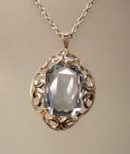 Zonder minimumprijs - Hanger Zilver - 20.00ct. tw. Spinel -