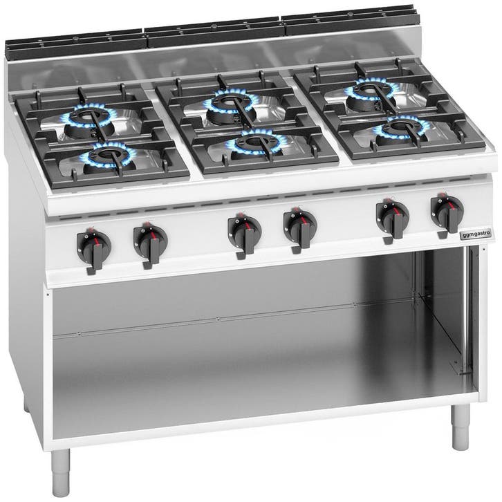GGM Gastro | Gasfornuis - Lorenzo 700 - 1200x714mm - 42,0 kW, Zakelijke goederen, Horeca | Overige, Verzenden
