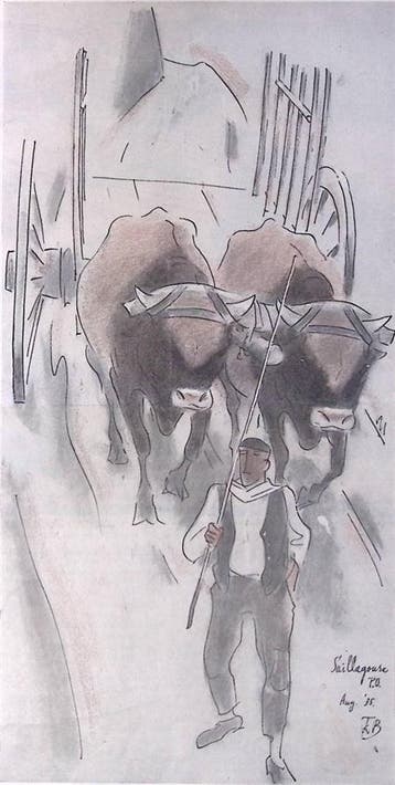 Spotprent over de Franse boer in actie (lijst optie), Antiek en Kunst, Kunst | Litho's en Zeefdrukken, Verzenden