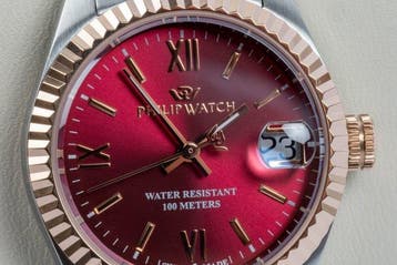 Philip Watch - Caribe Urban - Red - Gold - Swiss Made - 31, Nieuw