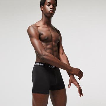 2dekans | Lacoste Boxershorts Heren Microfiber Zwart 3-Pack, Kleding | Heren, Ondergoed, Ophalen of Verzenden, Zwart, Lacoste