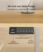 Zit sta bureau - Elektrisch - Verstelbaar - Bureauframe - Wi, Verzenden, Zo goed als nieuw