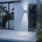 Reach Up en Down Muurlamp Champagne kubus met LED, Huis en Inrichting, Nieuw, Modern, Led, Plafondspot of Wandspot