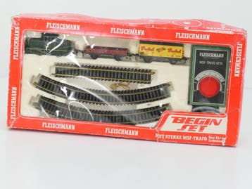 Schaal H0 Fleischmann 6302 startset van de DB/NS #6523, Hobby en Vrije tijd, Modeltreinen | H0, Gebruikt, Gelijkstroom, Fleischmann