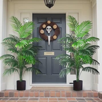 Kunstplant Areca Palm met 24 Bladeren - Realistische Kunstbo, Huis en Inrichting, Verzenden, Nieuw