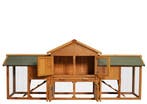 Konijnenhok Jolie – Houten konijnenhok met ren en nachthok, Dieren en Toebehoren, Knaagdieren en Konijnen | Hokken en Kooien, Verzenden