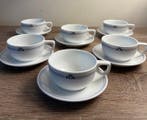 Ontbijtservies - Porselein - Zes KLM Business Class, Antiek en Kunst, Antiek | Wandborden en Tegels