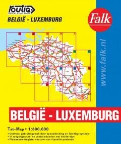 Routiq Belgie / Luxemburg tab map - Falk 9789028716254, Verzenden, Gelezen, Falk