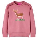 vidaXL Kindertrui 128 frambozenkleurig, Verzenden, Nieuw