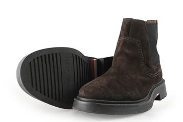 Tommy Hilfiger Enkellaarzen in maat 41 Bruin, Bruin, Verzenden, Zo goed als nieuw, Tommy Hilfiger