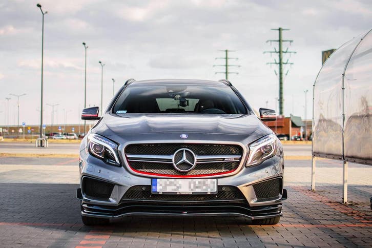 Front Splitter Mercedes-Benz GLA 45 AMG, Auto diversen, Tuning en Styling, Verzenden