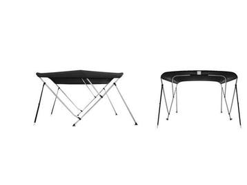 Talamex Bimini top DeLuxe 3-arms zwart breedte 231 – 243 OP=, Ophalen of Verzenden, Nieuw