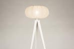 Rietveld Vloerlampen - Wit, Beige - Stof, Metaal, Verzenden, Nieuw