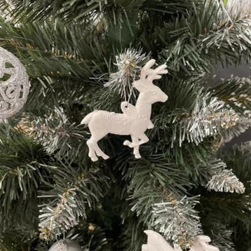 Ruhhy Rendier Kerstballen Set van 9 - Een Feestelijke Gla..., Ophalen of Verzenden, Nieuw