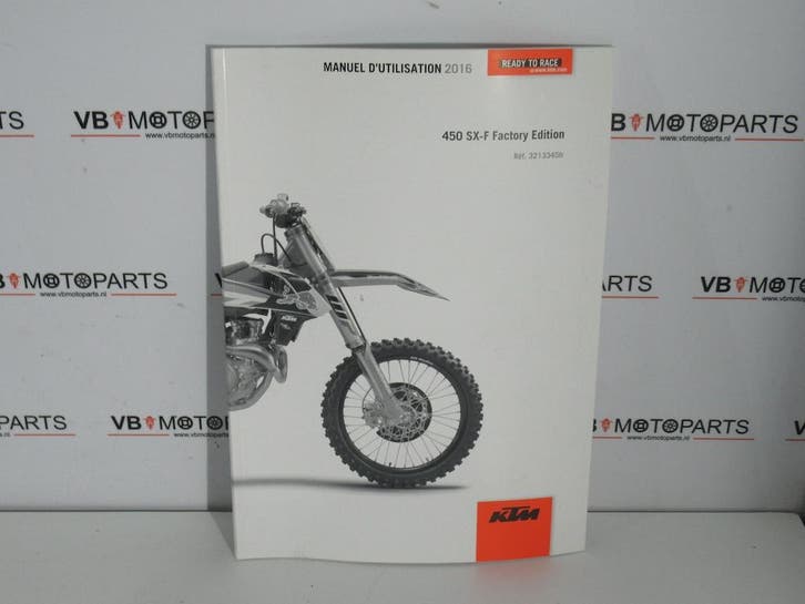KTM 450 SX-F Manuel dutilisation, Motoren, Onderdelen | Overige, Ophalen of Verzenden