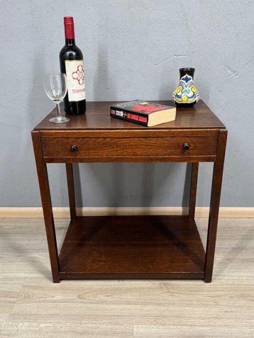 Bijzettafel - Hout - Amsterdamse school tafel, Antiek en Kunst
