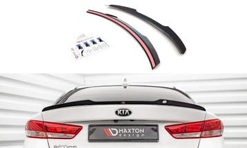 Spoiler Kia Optima Mk4 Maxton glans zwart, Auto-onderdelen, Ophalen of Verzenden, Nieuw