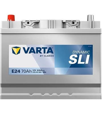 Varta Auto accu 12 volt 70 Ah SLI Dynamic type E24, Auto-onderdelen, Accu's en Toebehoren, Ophalen of Verzenden, Nieuw