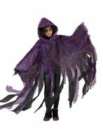 Griezelige Halloween cape kind paars, Kleding | Dames, Ophalen of Verzenden, Nieuw