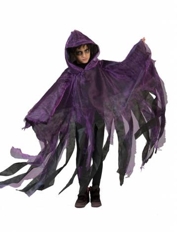 Griezelige Halloween cape kind paars, Kleding | Dames, Ophalen of Verzenden, Nieuw