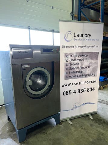 Miele professionele wasmachine PW6161, Witgoed en Apparatuur, Wasmachines, 1200 tot 1600 toeren, 10 kg of meer, Refurbished, Voorlader