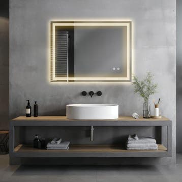 LED-badkamerspiegel Clara, dimbaar, met 3 lichtkleuren - 60, Huis en Inrichting, Woonaccessoires | Spiegels, Verzenden, Nieuw