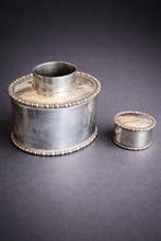 charles s green - Kist - .925 zilver - Zilveren toilettas, Antiek en Kunst