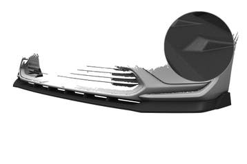 Beker spoilerlip voor Toyota bZ4X / Subaru Solterra CSL881-S, Verzenden, Nieuw