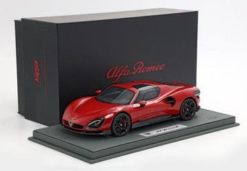 BBR 1:18 - Model sportwagen - Alfa Romeo 33 Stradale Rosso, Nieuw