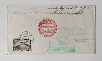 Duitse Rijk 1931 - LZ 127 Graf Zeppelin 1931 - 1e, Gestempeld