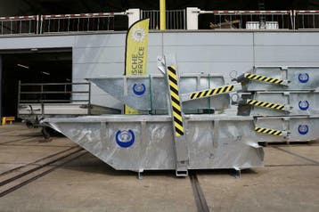 Kraancontainer Type E 2000ltr producent leverancier puinbak