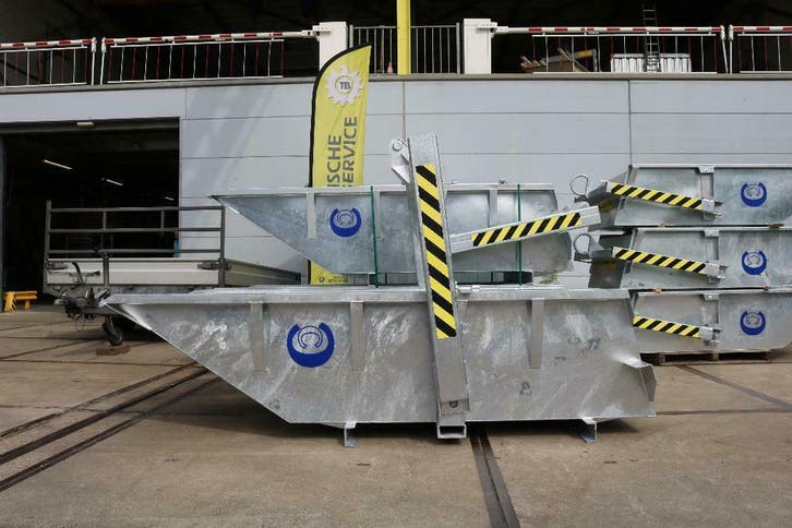 Kraancontainer Type E 2000ltr producent leverancier puinbak, Zakelijke goederen, Machines en Bouw | Keten en Containers