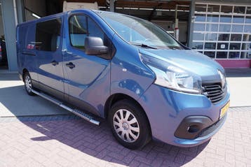 Renault Trafic dCi 116PK T29 L2H1 Dubbelcabine Comfort, Euro 5, Stof, Gebruikt, Grijs