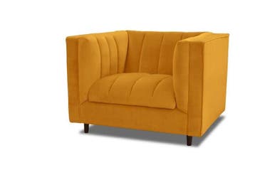 Fauteuil Joure - fauteuils - Goud, Nieuw, Overige materialen