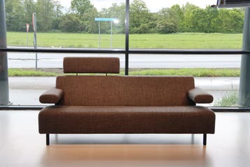 Havee Cloak 3 zits design bank Pacific, 212 cm in ploegstof., Design, 75 tot 100 cm, Ophalen of Verzenden, Rechte bank