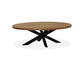 Salontafel Ovaal Lynn - MAGAZIJN OPRUIMING - Fresh Oak -..., Nieuw