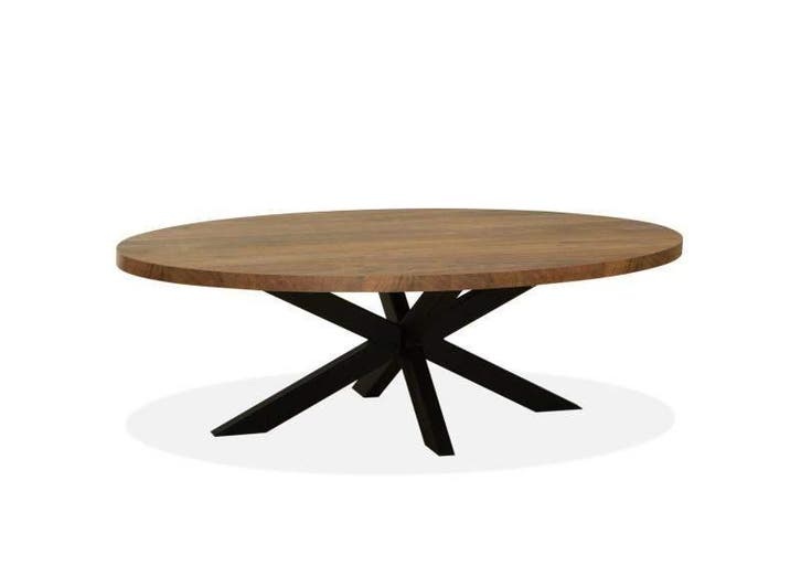 Salontafel Ovaal Lynn - MAGAZIJN OPRUIMING - Fresh Oak -..., Huis en Inrichting, Complete eetkamers, Nieuw