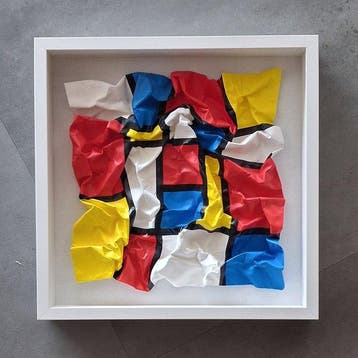 Mivillage - Mondriaan 3D - Nr 22, Antiek en Kunst
