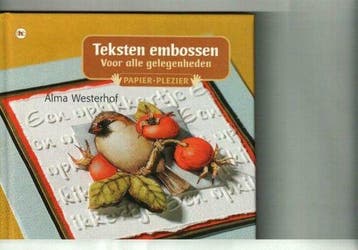 Teksten embossen voor alle gelegenheden 9789085640806, Verzenden, Zo goed als nieuw, Alma Westerhof