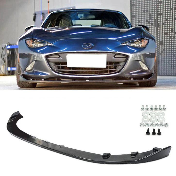 PU Design Voor Bumper Lip Zwart Polyurethane Mazda MX-5, Auto-onderdelen, Carrosserie en Plaatwerk, Voor, Bumper, Mazda, Nieuw