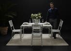 Tafel (5) - Metaal - Tafel- en tuinstoelset