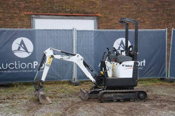 Veiling: Minigraver Bobcat E10Z Diesel 7.5kW 2022, Ophalen, Graafmachine