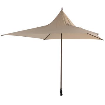 Vivenda stokparasol 270x270 cm wenge frame beach 4 Seasons, Ophalen of Verzenden, Nieuw