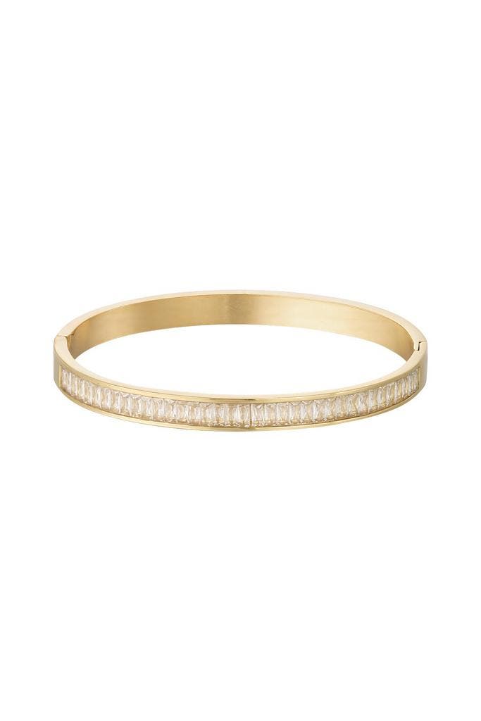 Slavenarmband steentjes - Goudkleur, Sieraden, Tassen en Uiterlijk, Armbanden, Verzenden