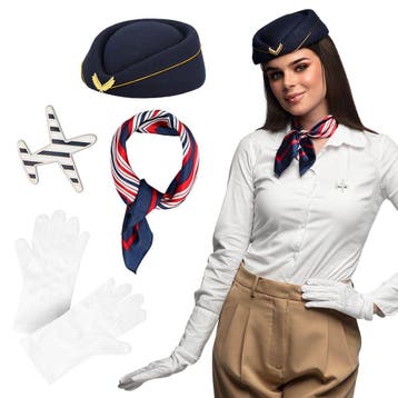 Stewardess Set, Verzenden, Nieuw, Feestartikel