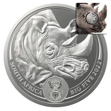 Zuid-Afrika. 5 Rand 2022 1 oz 5 Rand South African Big Five