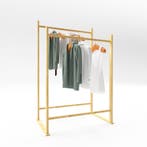 [en.casa] Kledingrek Mariehamn grenen 122/100x80x50 cm houtk, Verzenden, Nieuw